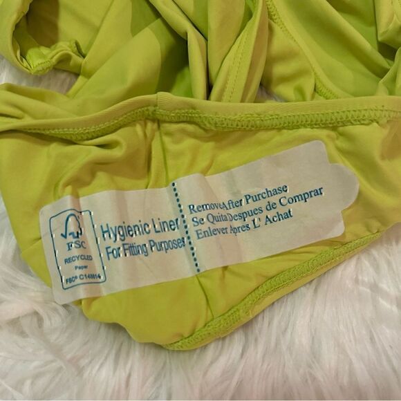 NWT Andie ‘Bermuda’ One Piece Swimsuit in Neon Yellow Size M - Picture 9 of 10